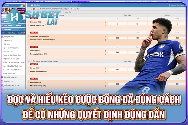 Đọc và hiểu kèo cược bóng đá đúng cách để có những quyết định đúng đắn